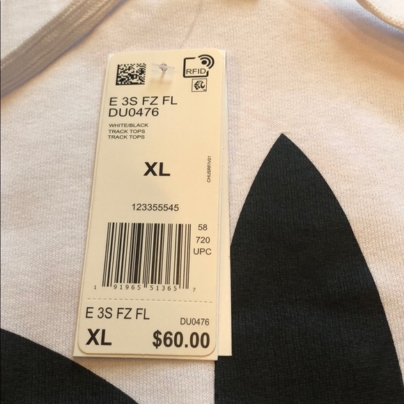 NWT Mens Adidas Trefoil Fleece Hoodie - Picture 7 of 10